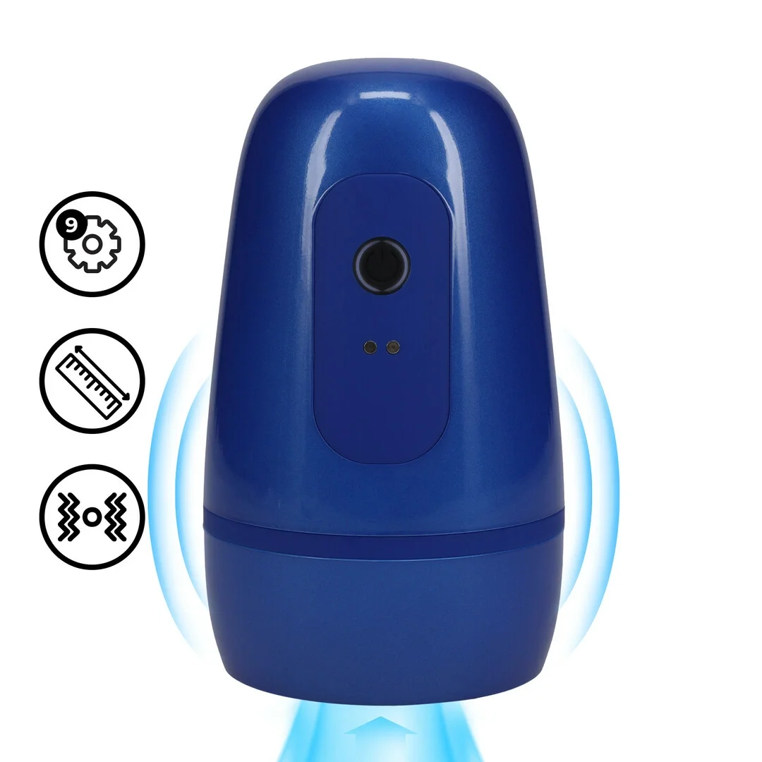Pulsar Vibrobator Metallic Blue - System ssąco-wibracyjny, anatomiczny