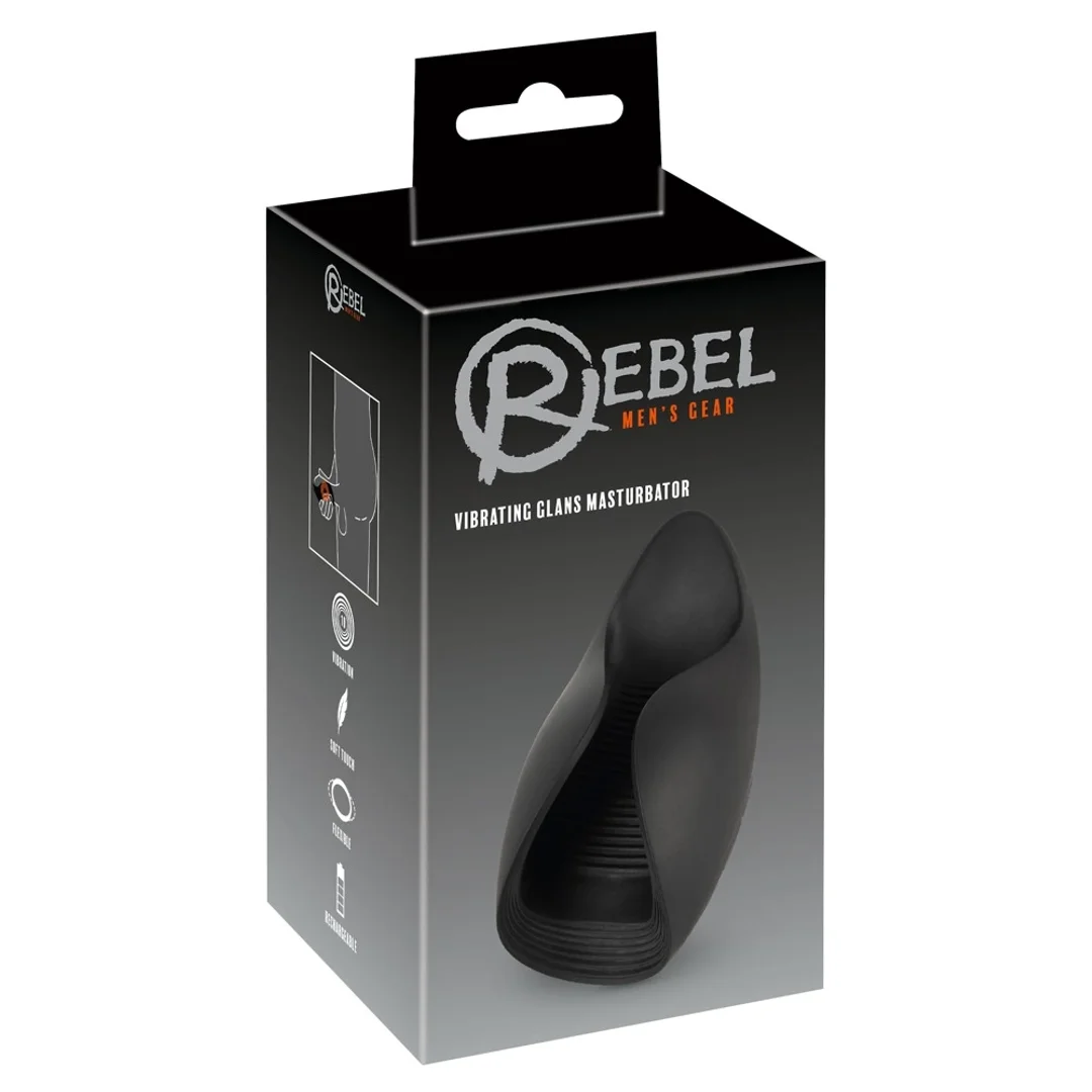 Rebel Intimate System czarny - urządzenie z 10 trybami wibracji 13 cm