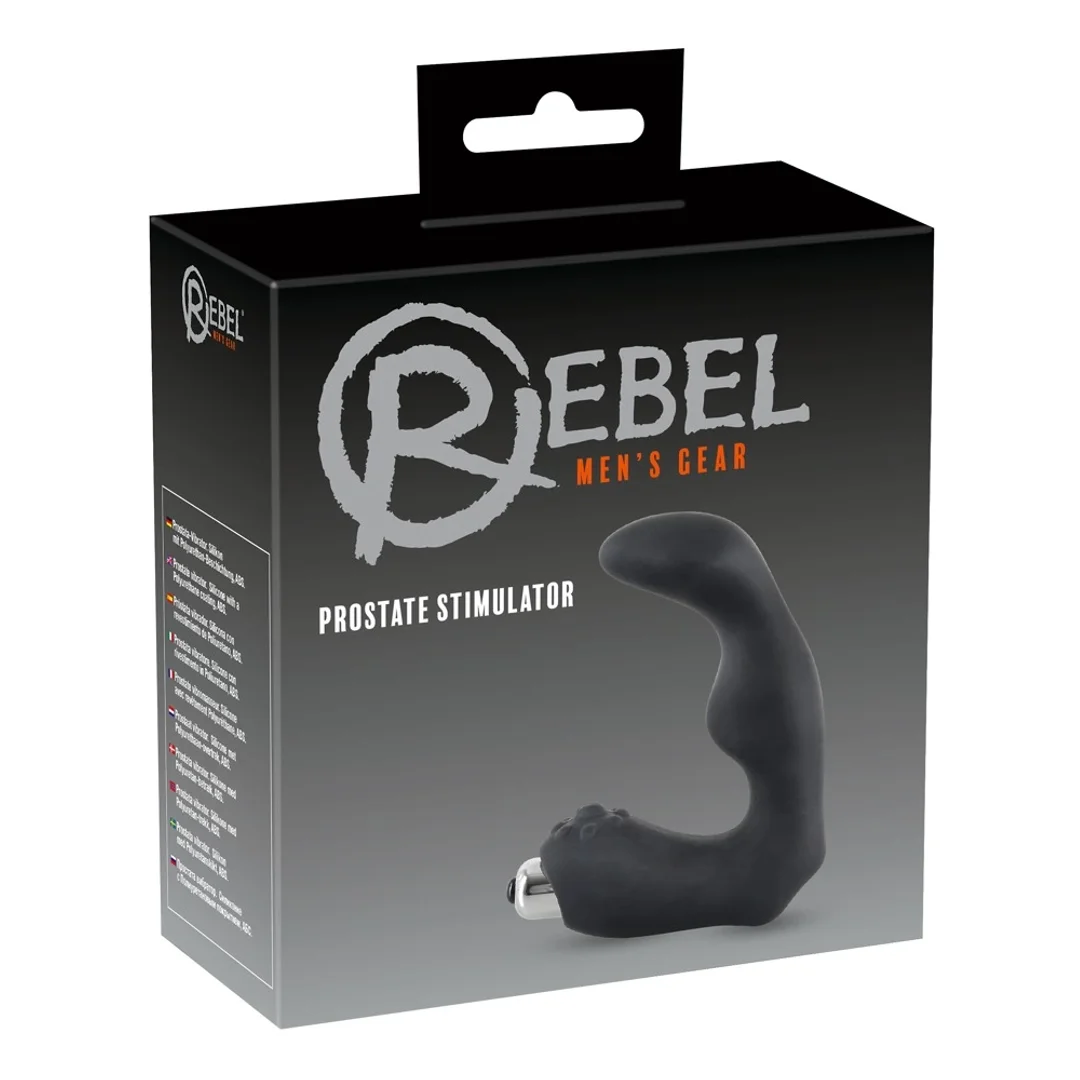 Rebel L-Shape Czarny - Wibrująca Maszyna Intymna do Masażu Prostaty