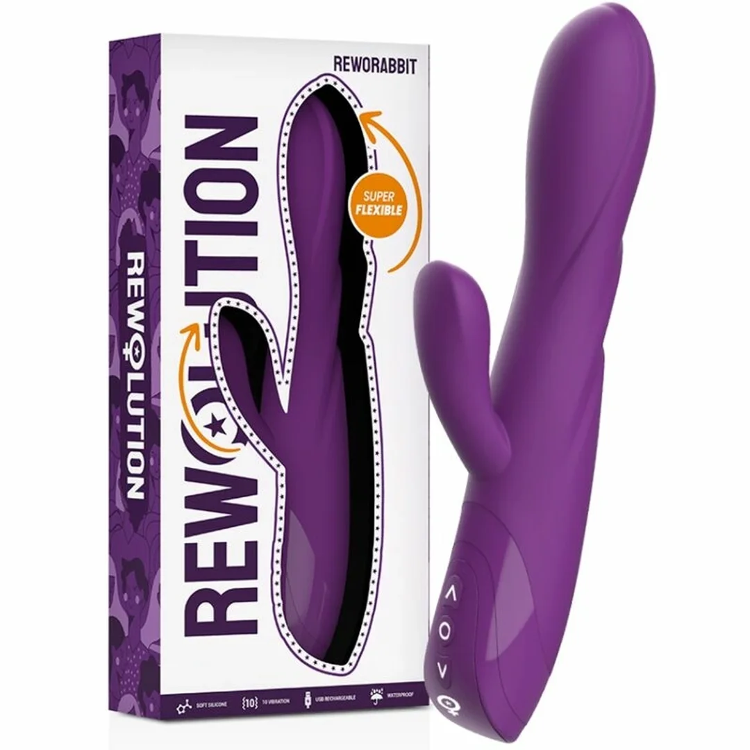 Rewolution Reworabbit elastyczny model z podwojnym silnikiem 21 cm rożowy