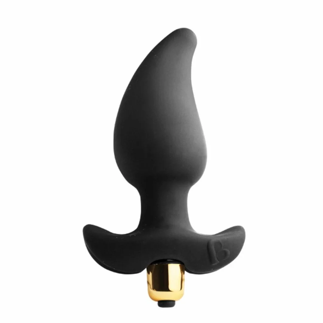 Rocks-Off Butt Quiver 7-Speed - silikonowy wibrujący plug 9,5 cm