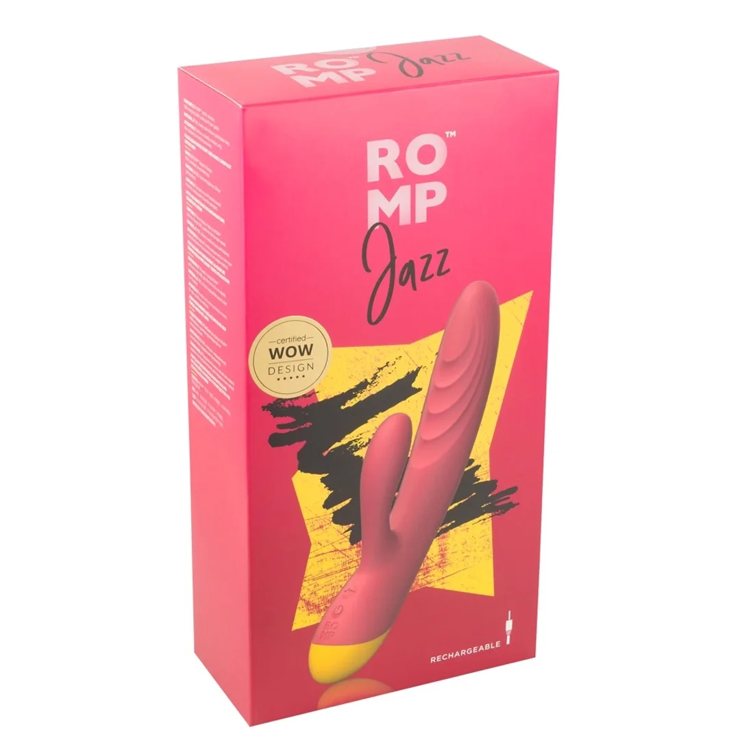 ROMP Jazz urządzenie intymne kroliczek 10 trybow silikonowy fioletowy