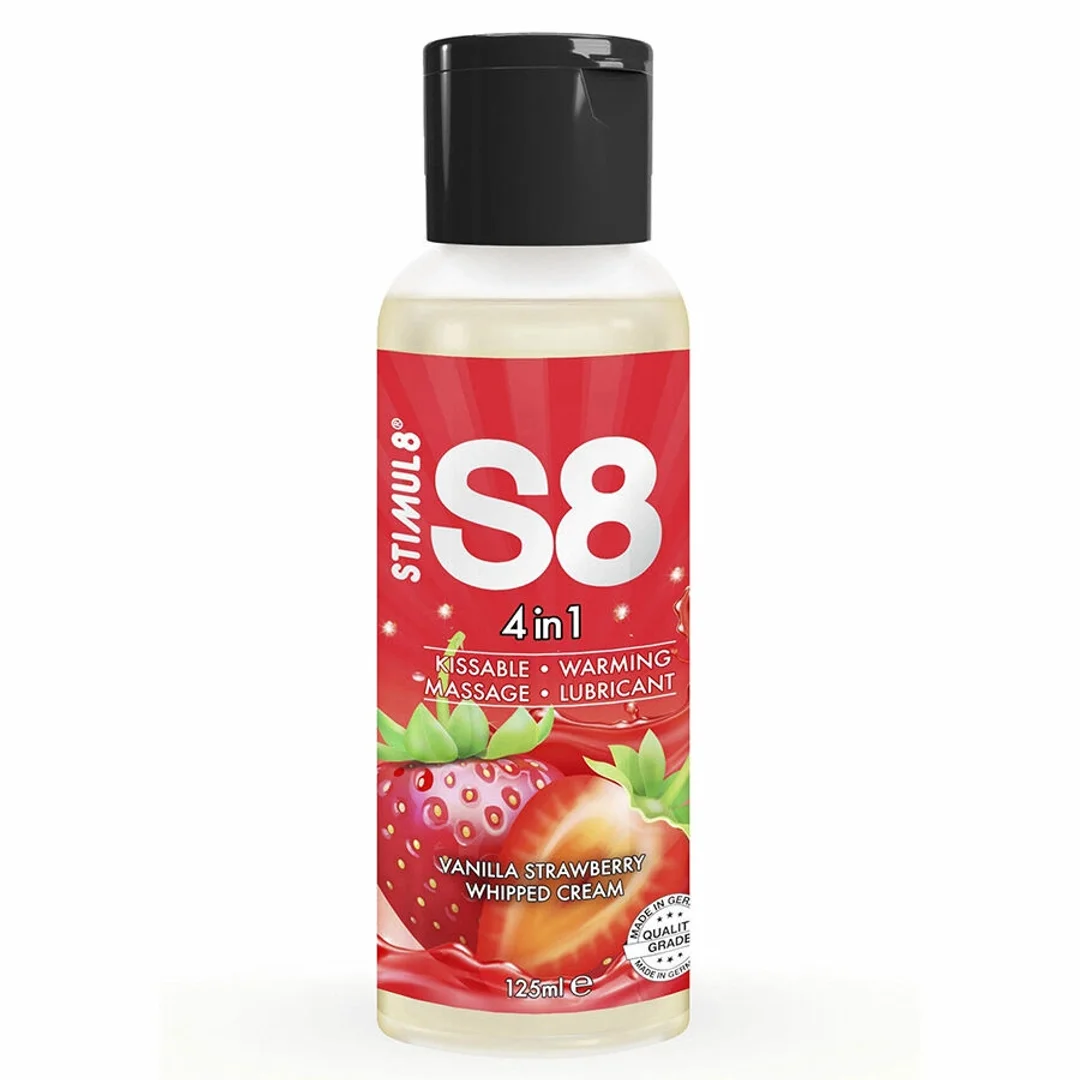 S8 4w1 Lubrykant Deserowy Truskawkowy 125 ml - formuła rozgrzewająca
