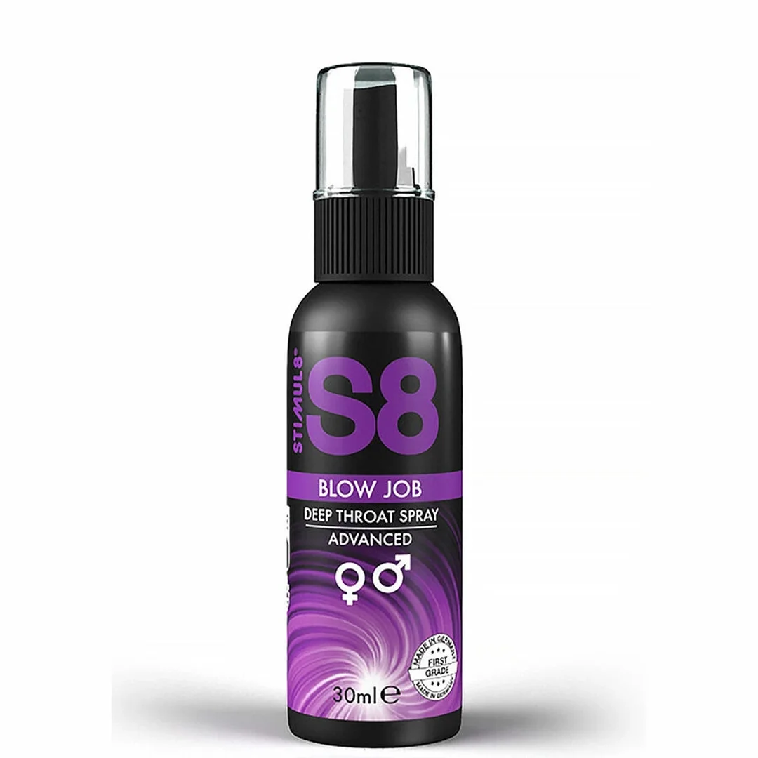 S8 Deep Throat Spray miętowy 30ml - odświeżający spray do ust i gardła