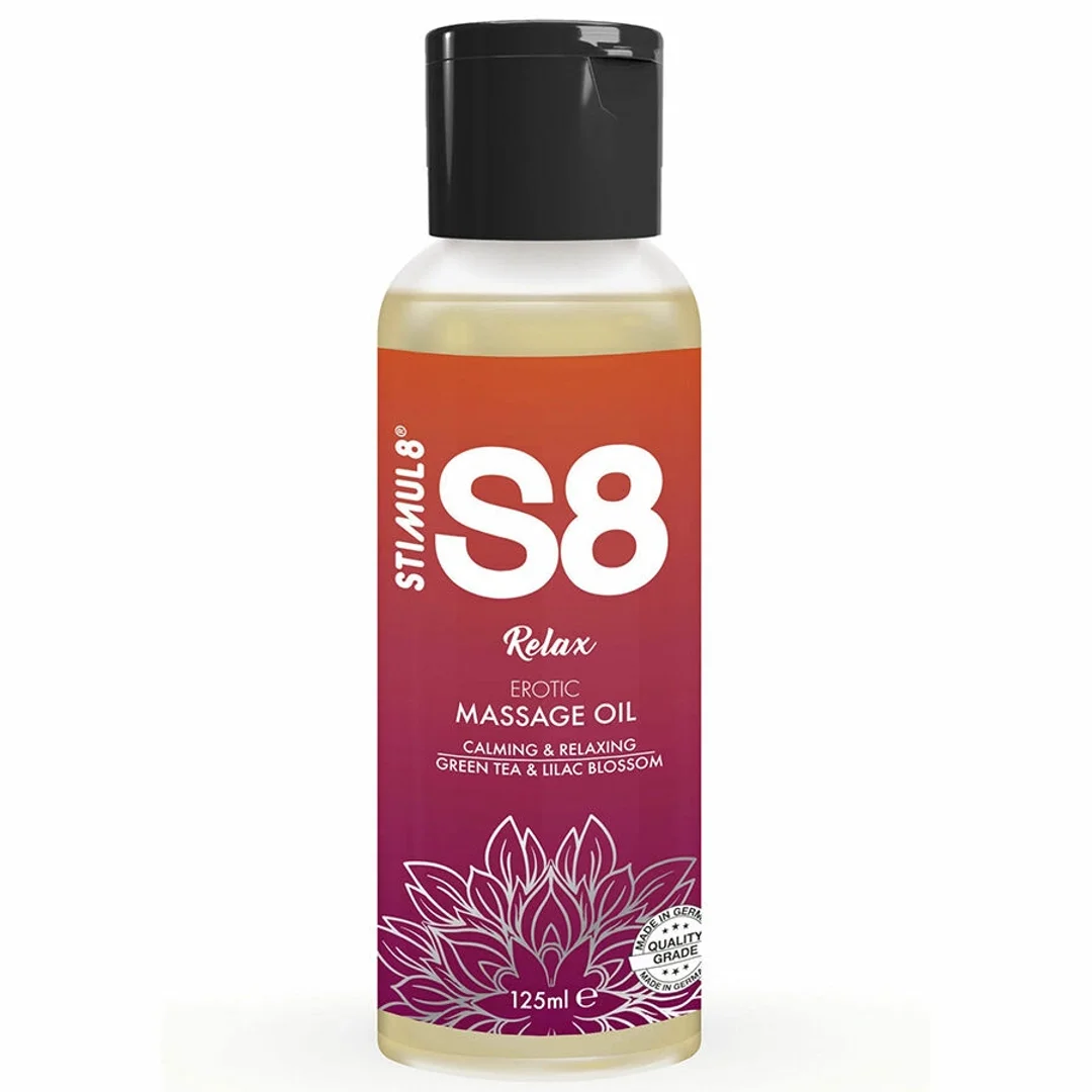 S8 Olejek do masażu Relax Zielona Herbata 125 ml naturalna pielęgnacja