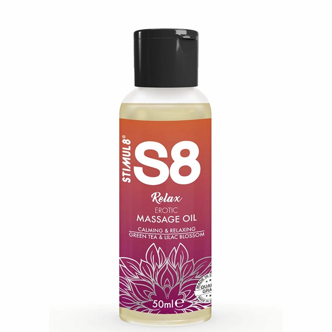 S8 Relax Olejek do masażu Zielona Herbata 50ml - pielęgnacja i relaks