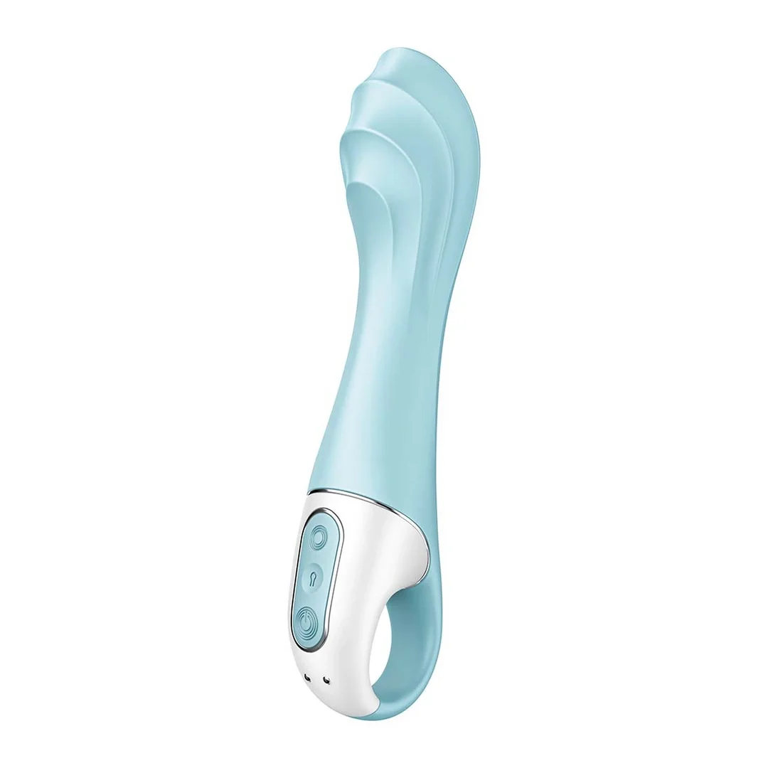 Satisfyer Air Pump Vibrator 5 Connect App silikonowy, powiększany, fioletowy
