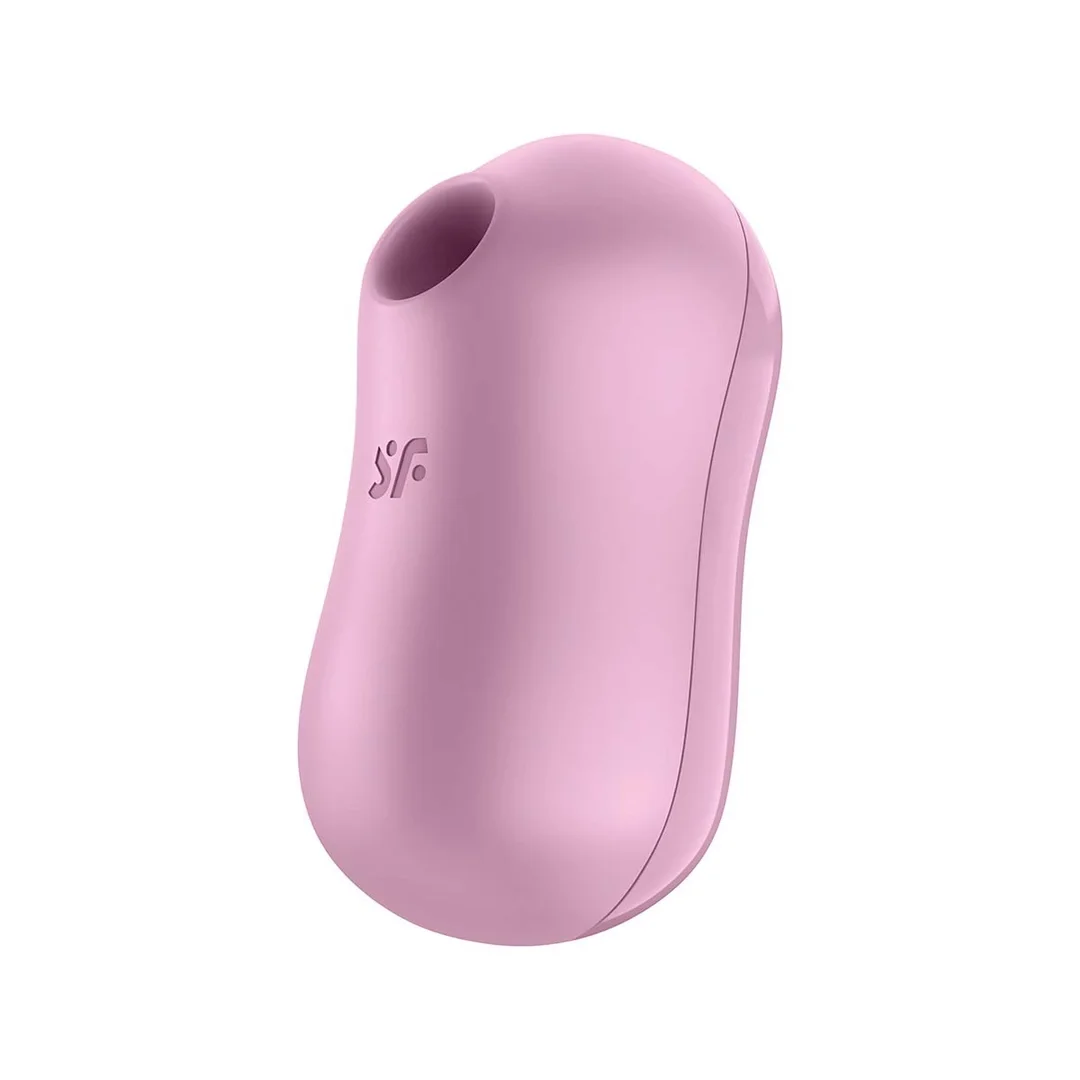 Satisfyer Cotton Candy - wibrator pulsacyjny, podwojny, rożowy, IPX7