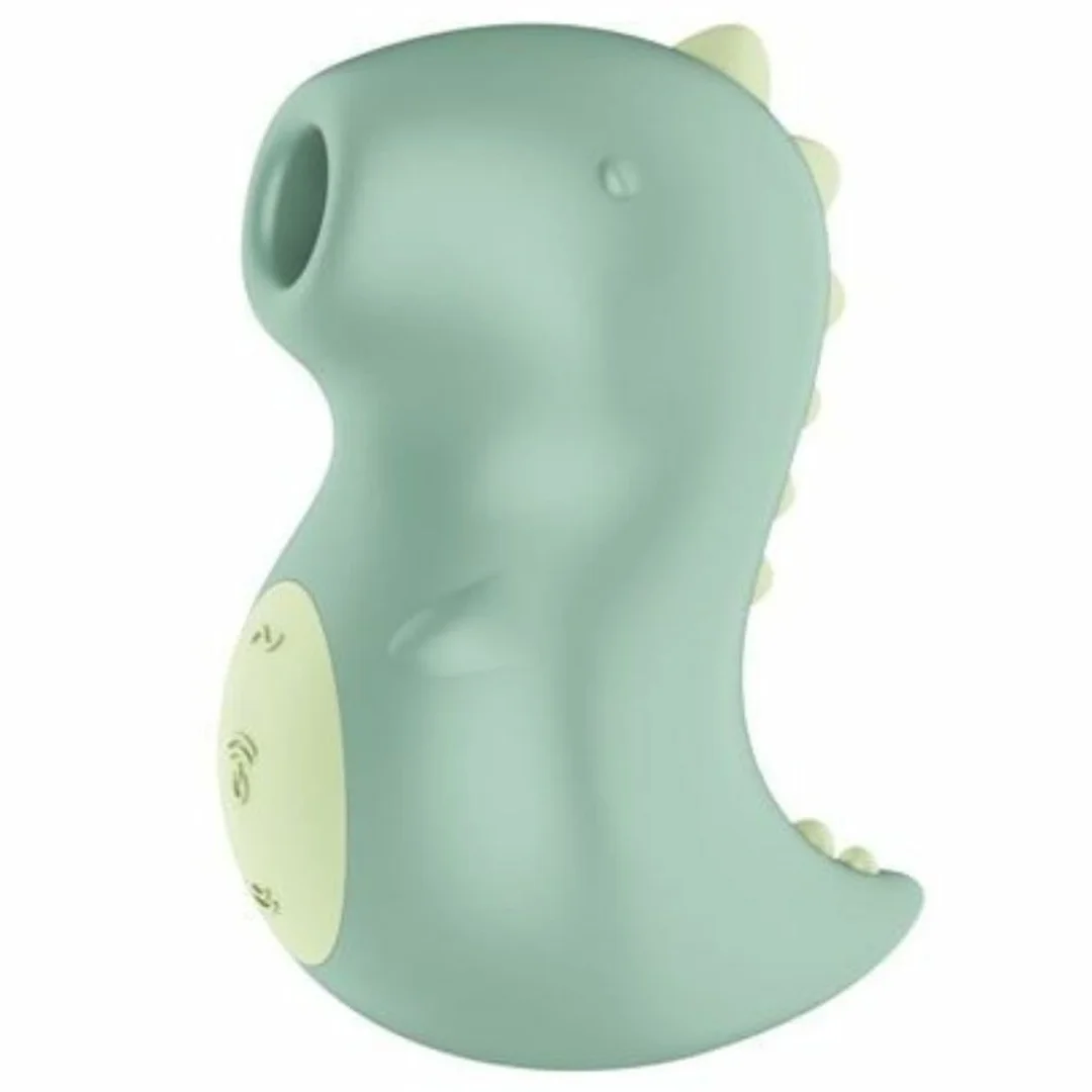Satisfyer Din-OOOH - Wibrujący stymulator powietrzny, silikon, IPX7, zielony