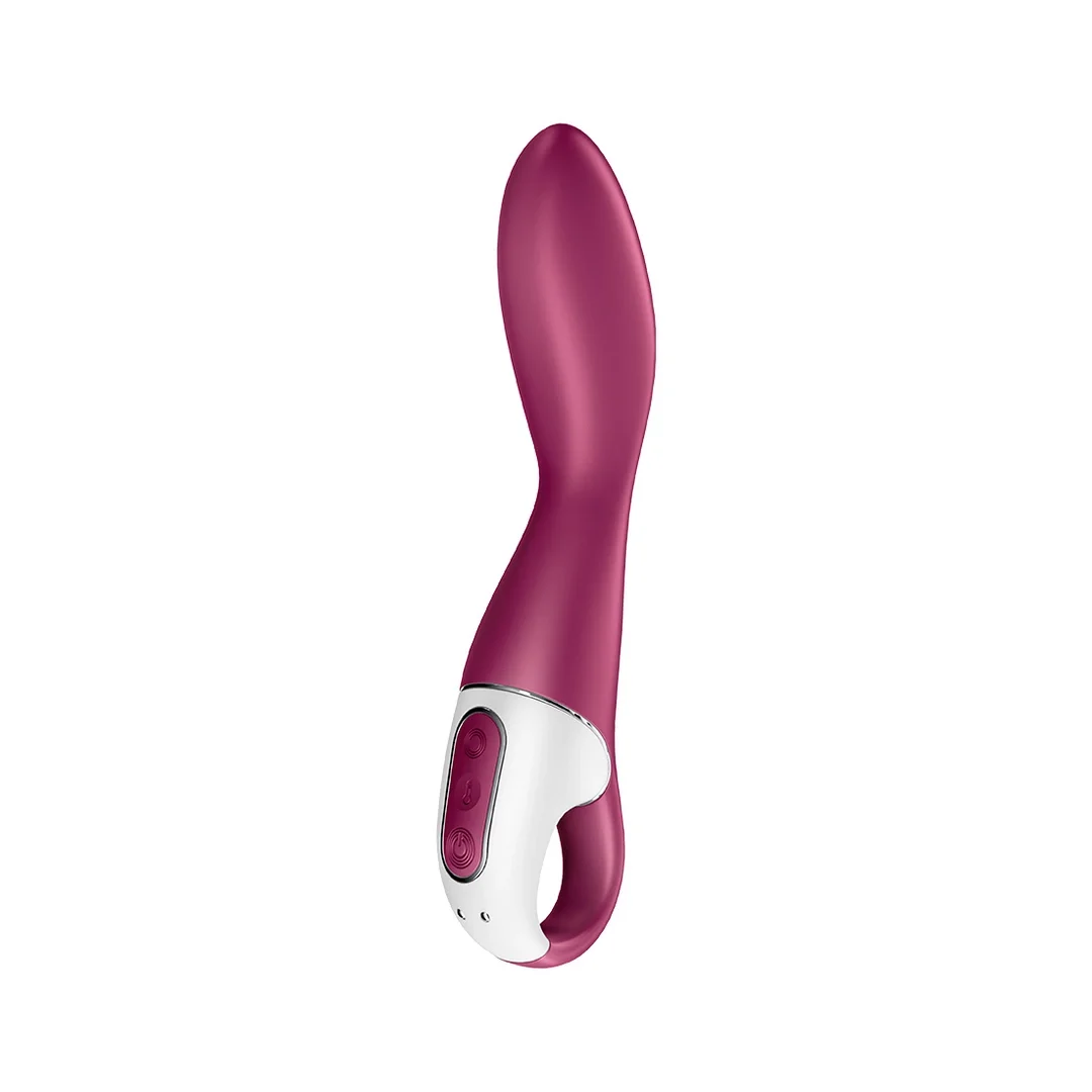 Satisfyer Heated Thrill - zakrzywiony model z funkcją podgrzewania, fioletowy