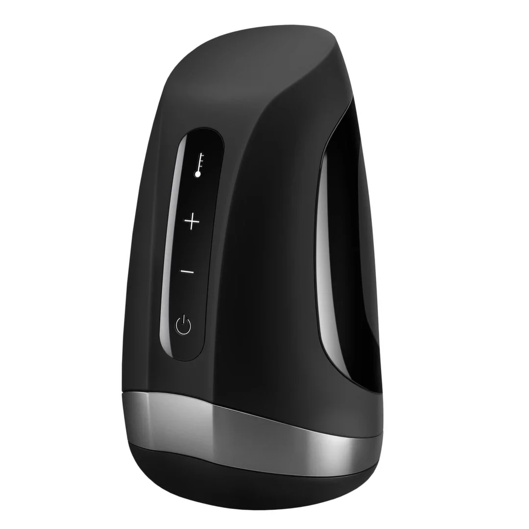 Satisfyer Men Heat Vibration - maszyna intymna z funkcją podgrzewania