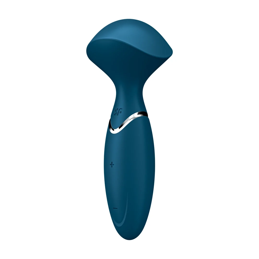 Satisfyer Mini Wand-er - Kompaktowy masażer silikonowy, 12 trybow
