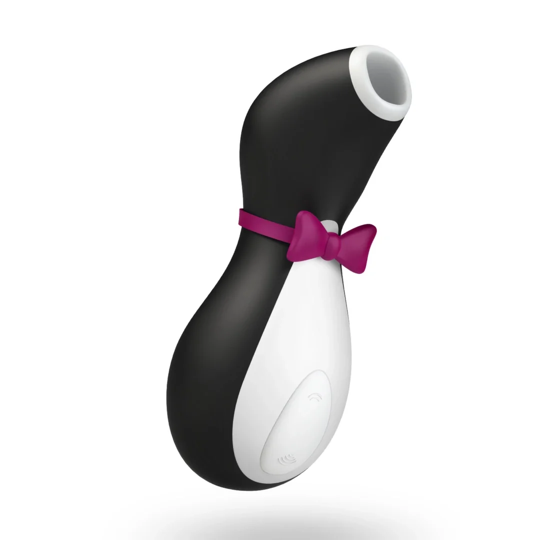 Satisfyer Penguin masażer powietrzny Air Pulse, silikon, USB, czarny