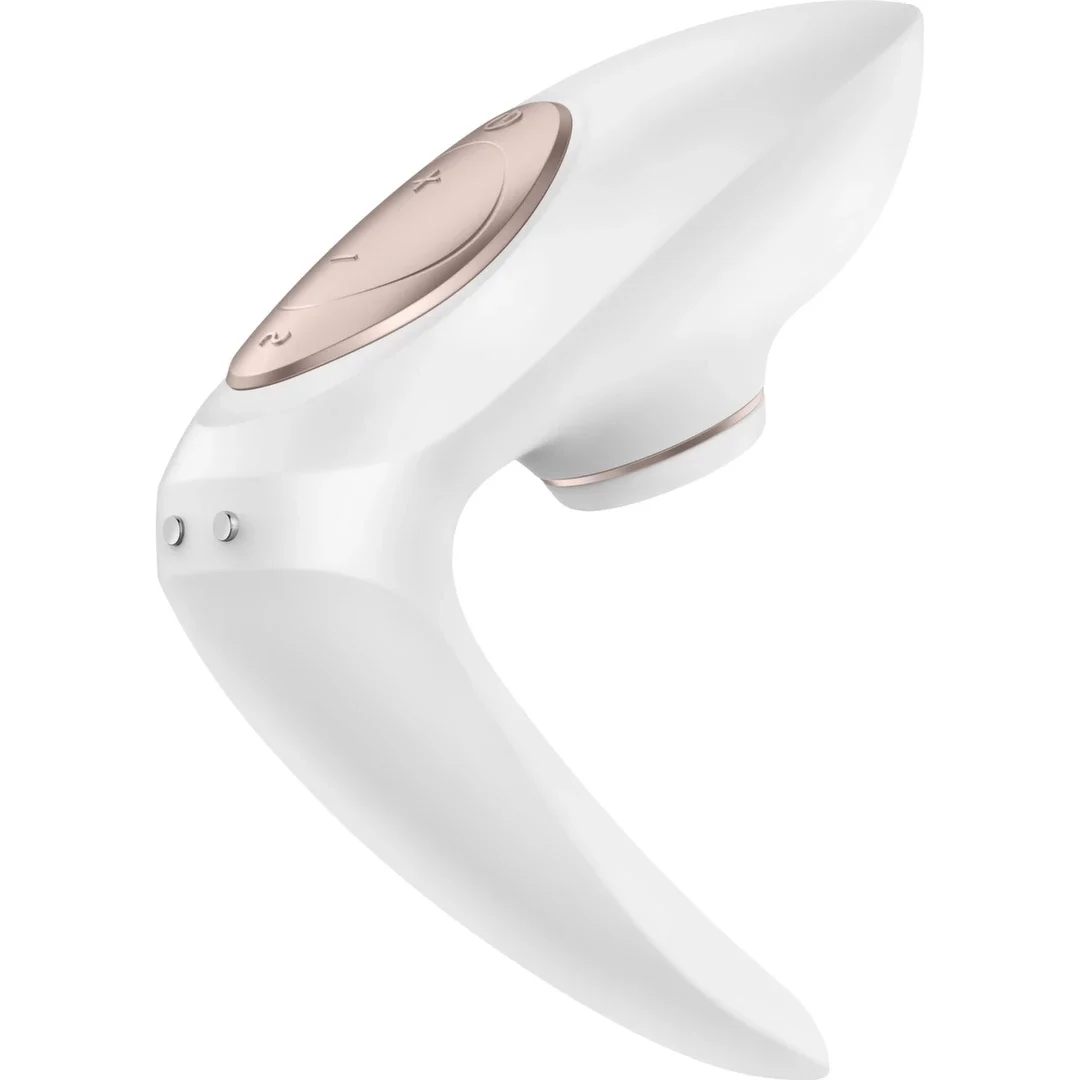 Satisfyer Pro 4 Couples - Masażer powietrzny par, wodoodporny, silikon