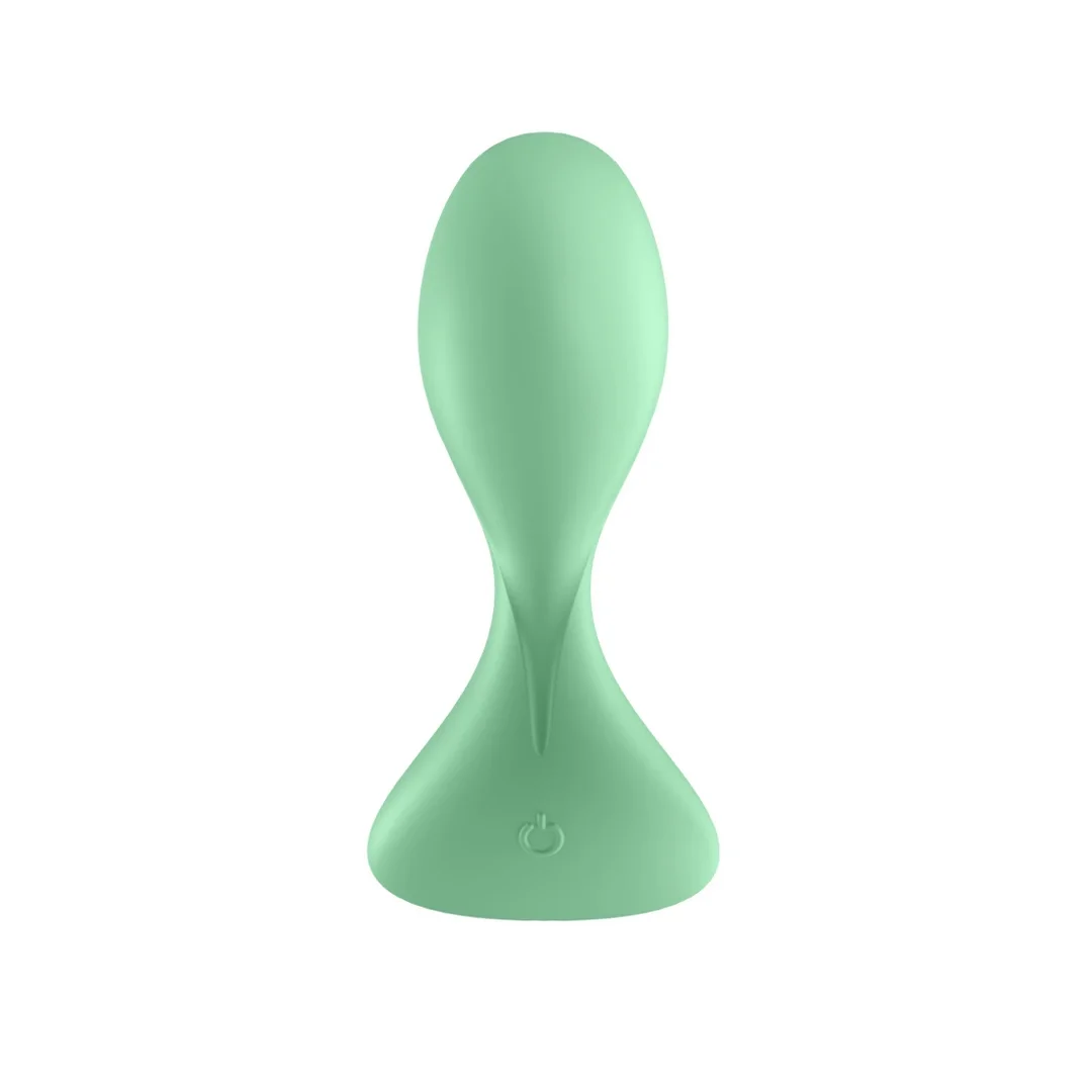 Satisfyer Trendsetter Plug wibrujący z aplikacją, czarny silikon