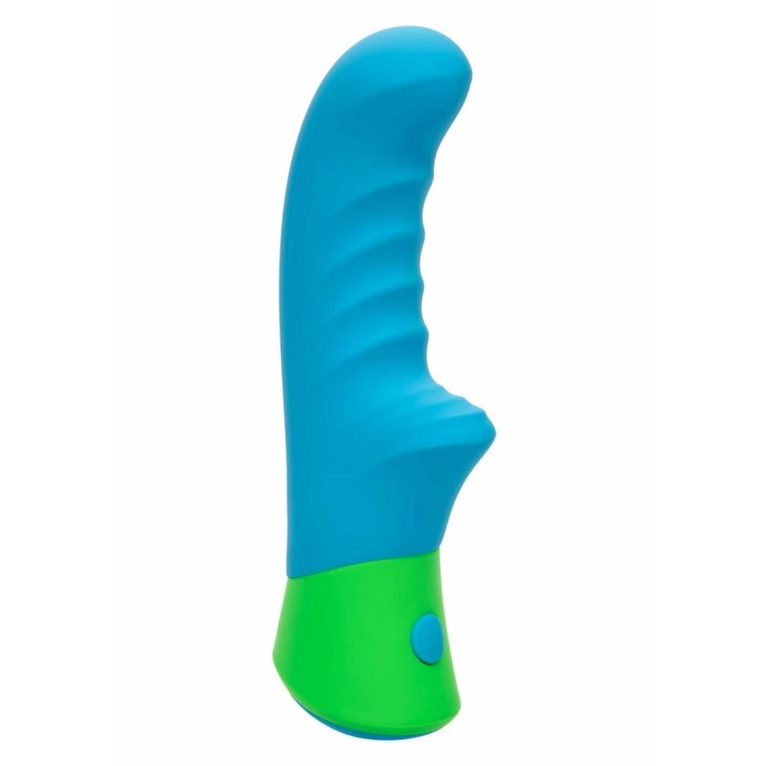 Ridged-G Vibrator silikonowy, 10 trybow, wodoodporny, ładowany USB
