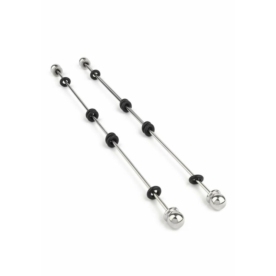 Mr. Steel Nipple Sticks z kulką 20cm - stalowe pręty z regulacją nacisku