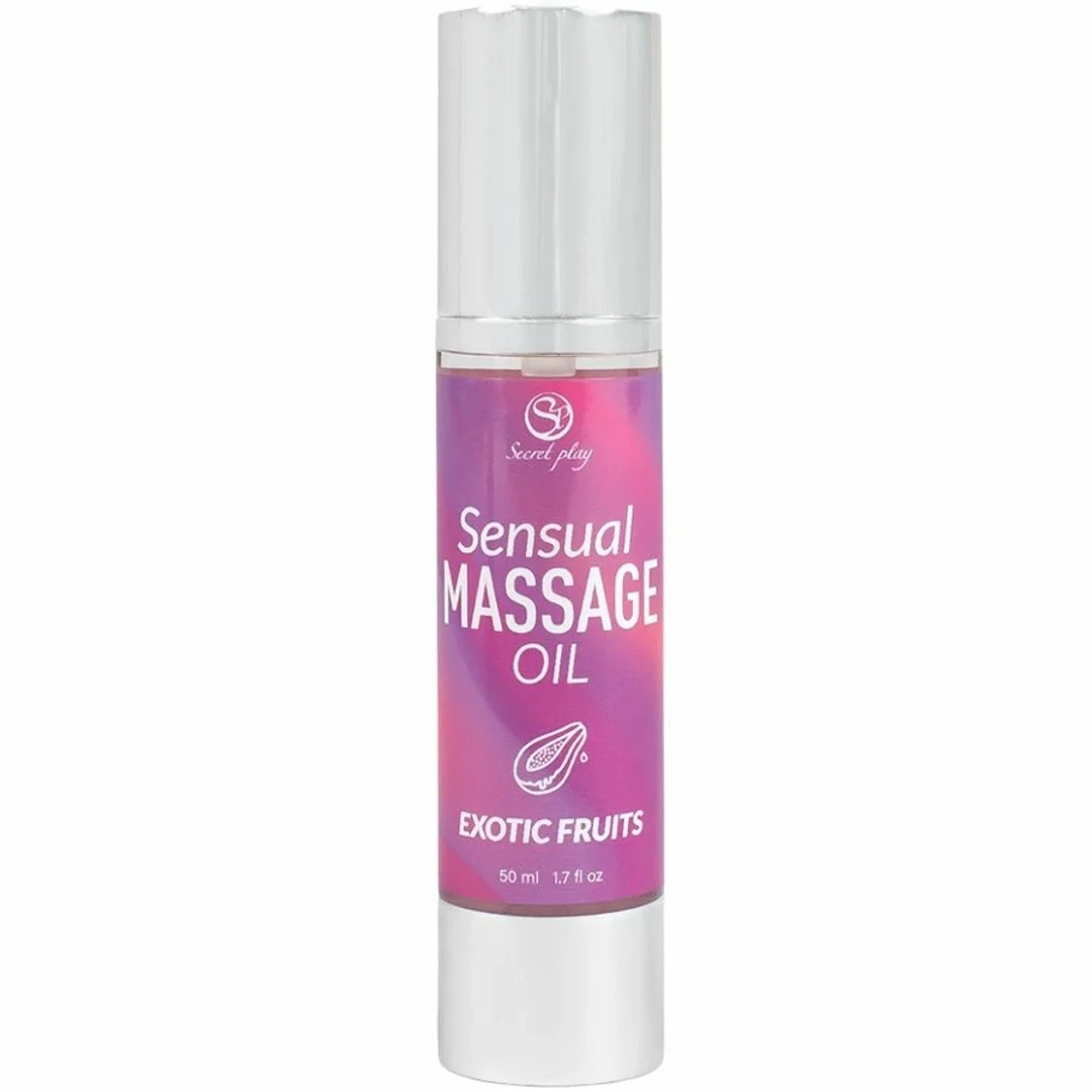Secret Play Olejek do masażu Exotic Fruit 50ml - satynowa pielęgnacja