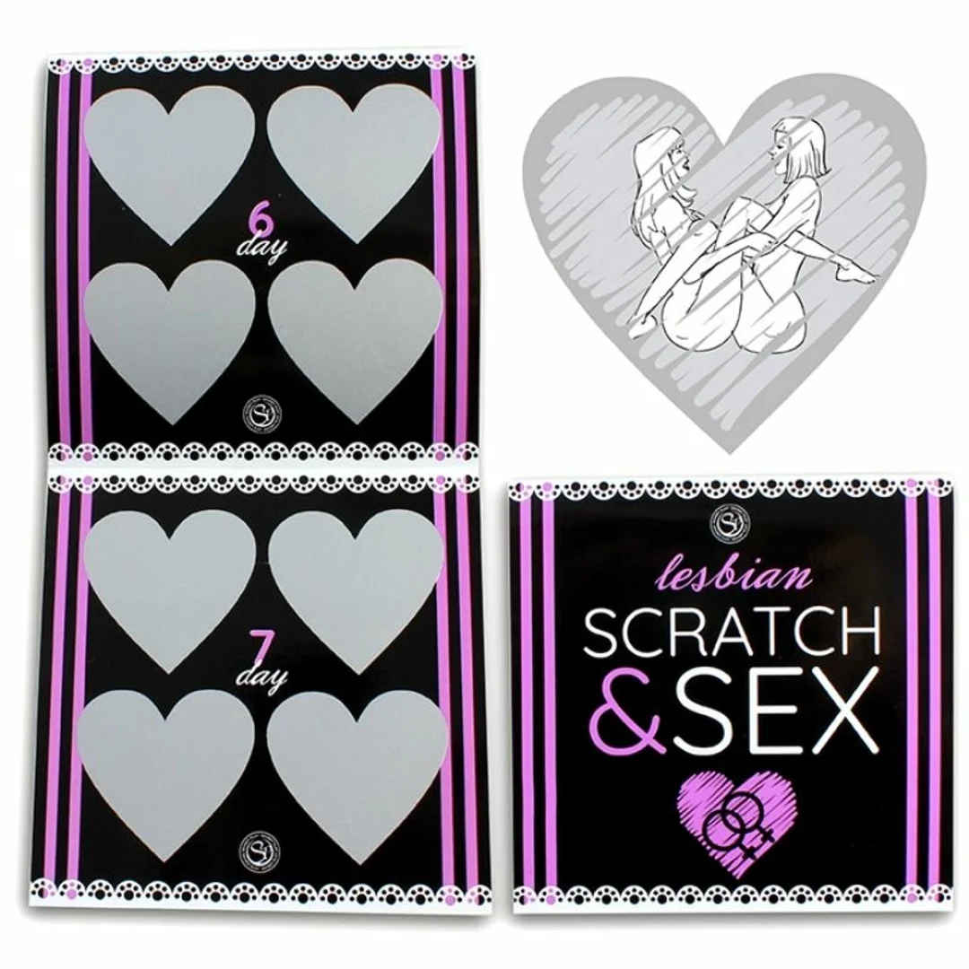 Secret Play Scratch & Fun Gra dla Par - Wersja Lesbijek, wielojęzyczna