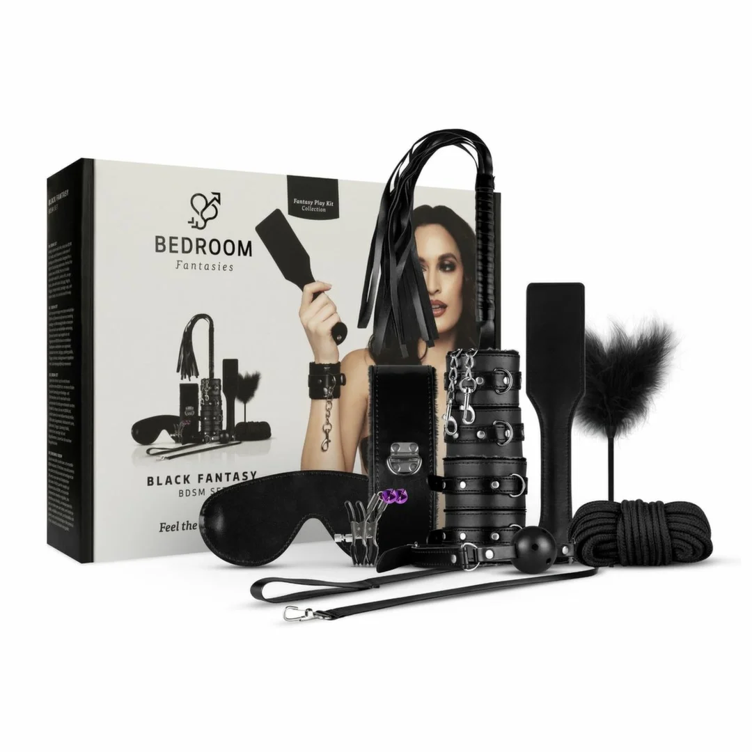 Secret Pleasure Chest Zestaw Black Fantasy 10 elementow, regulowany