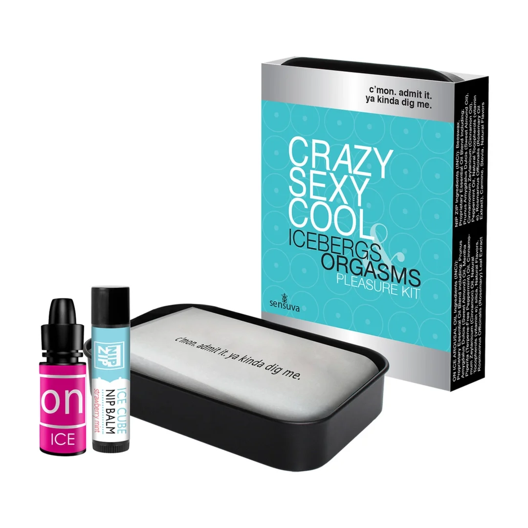 Sensuva Crazy Sexy Pleasure Kit - Zestaw chłodzący z olejkiem i balsamem 5ml+4g