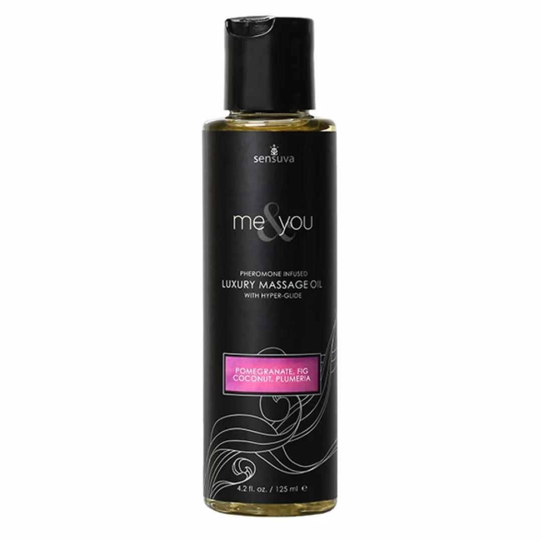 Sensuva Me & You Olejek do Masażu Granat Figa Kokos Plumeria 125ml