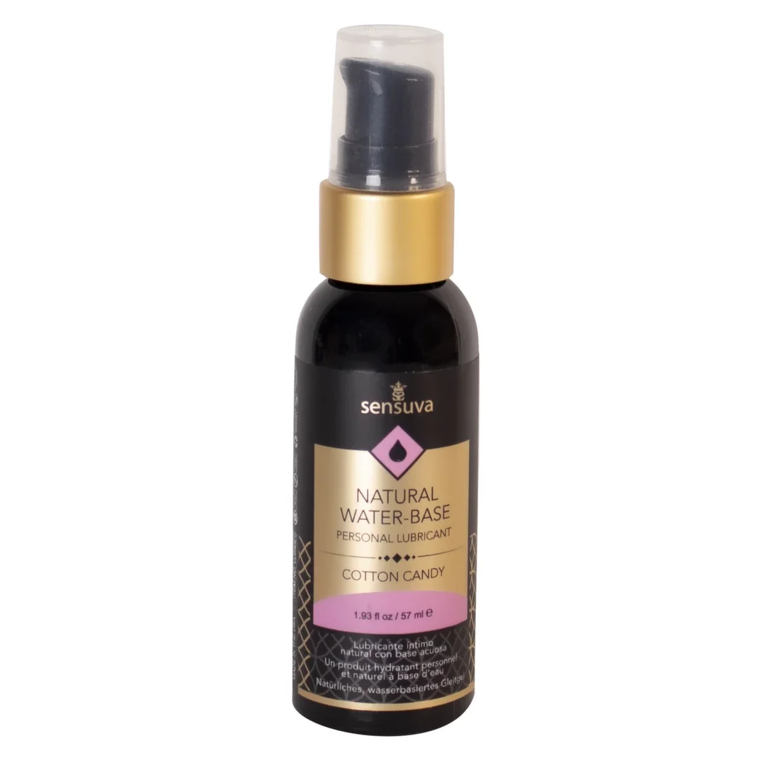 Sensuva Natural Water-Based 57ml - żel nawilżający o zapachu waty cukrowej