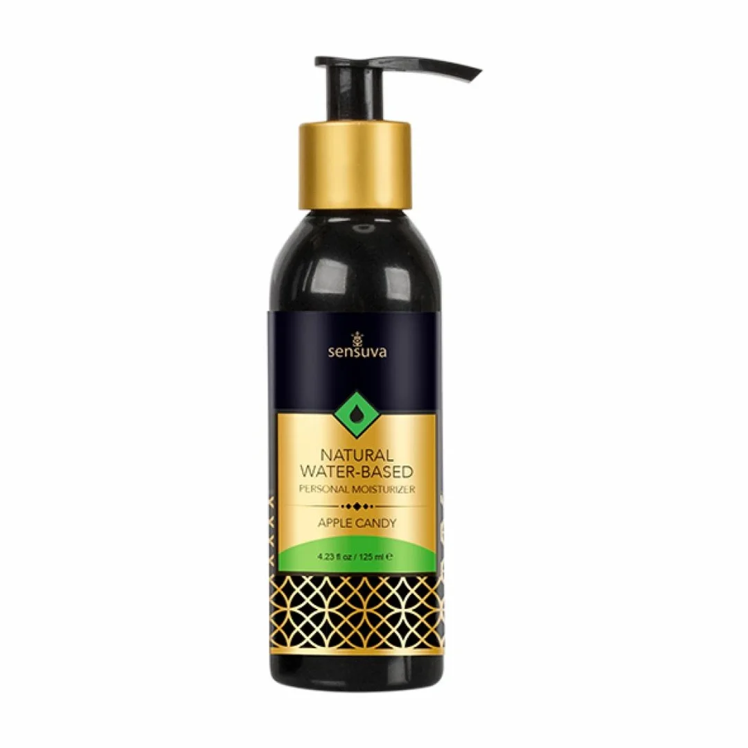 Sensuva Natural Water-Based Apple Candy 125ml - żel nawilżający wodny o zapachu jabłka