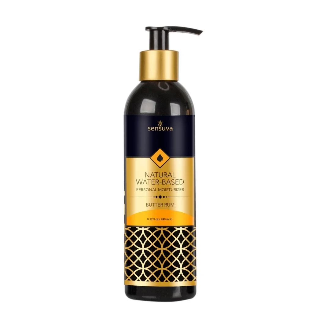Sensuva Natural Water-Based Butter Rum 240ml - żel nawilżający na bazie wody