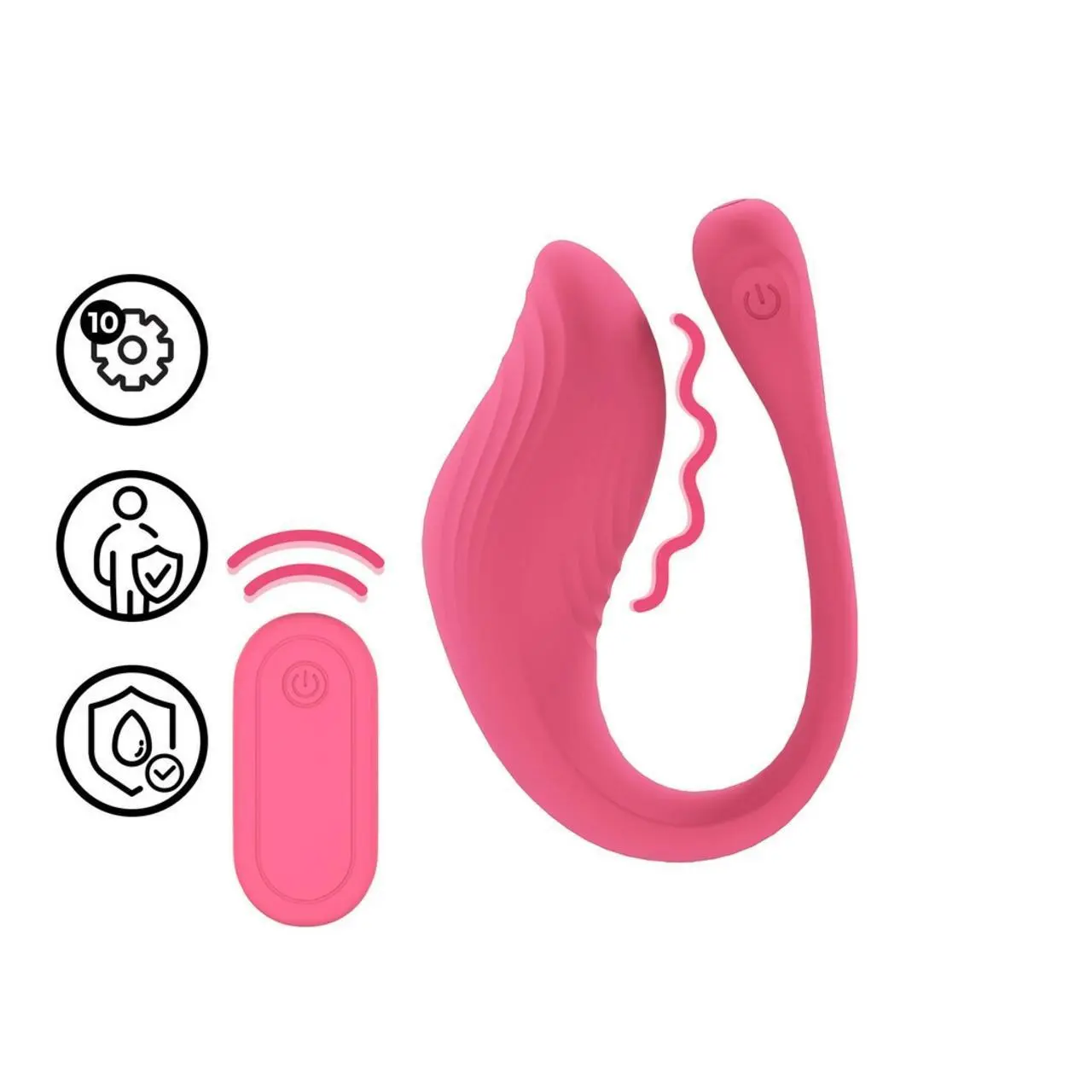 Loveline G-Spot Vibe Pink - Wibrujący model z pilotem bezprzewodowym