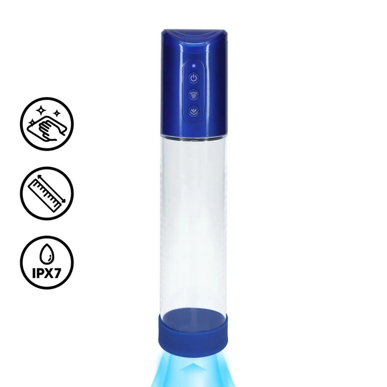 Shots HyperPump Model Metallic Blue - Automatyczna Pompa Prożniowa USB