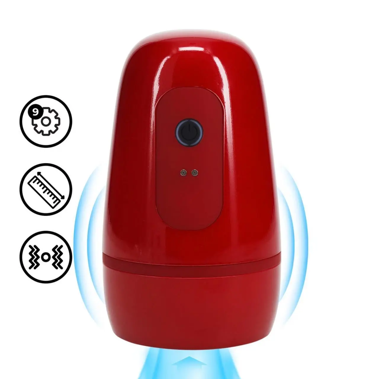 Pulsar Vibrobator Metallic Red - System ssąco-wibracyjny z podciśnieniem