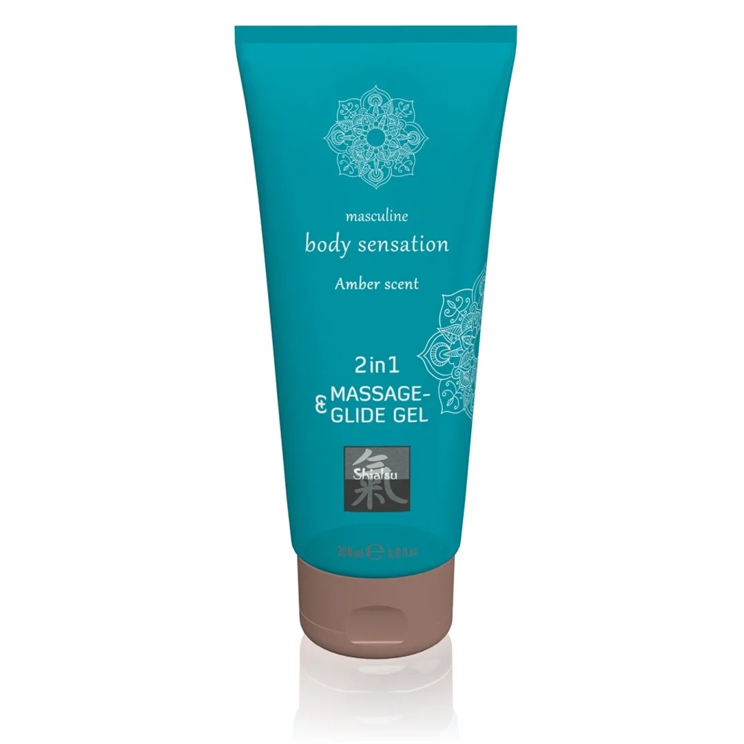 Shiatsu Żel do Masażu i Smarowania Amber 200 ml - Gładka Konsystencja