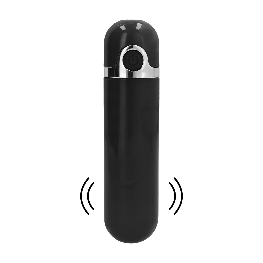 Shots Simplicity Mini Bullet - Kompaktowy model wibrujący USB czarny