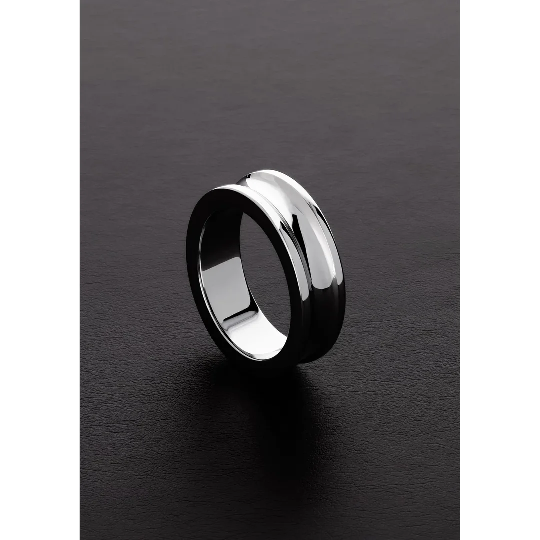 Shots Steel Ring stalowy pierścień intymny zaokrąglone rogi 15x45mm