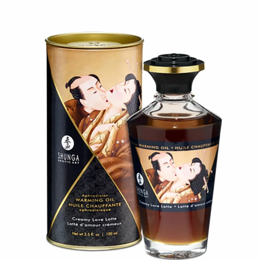 Shunga Aphrodisiac Warming Oil Creamy Latte 100ml rozgrzewający