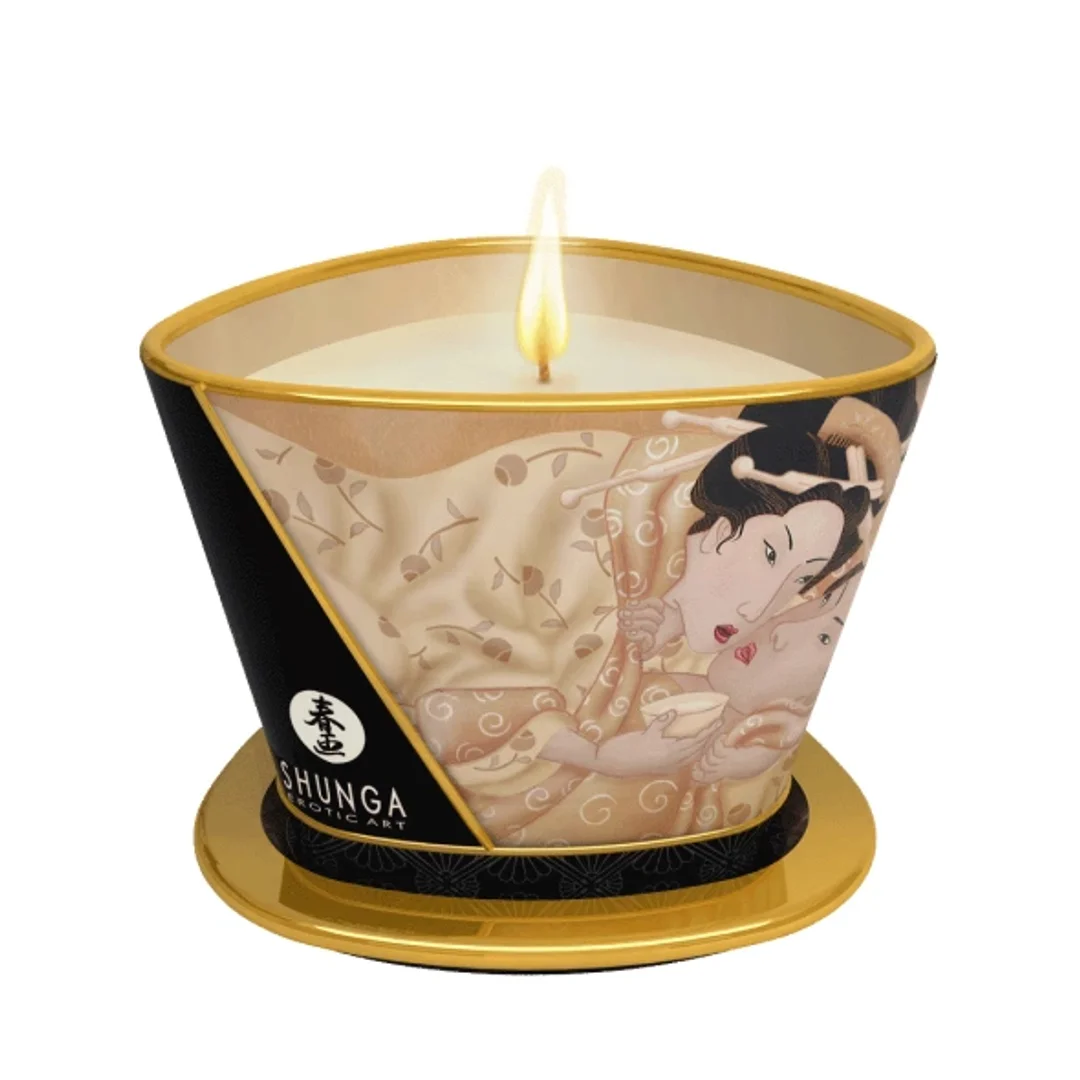 Shunga Desire Świeca do masażu waniliowa 170 ml naturalne olejki