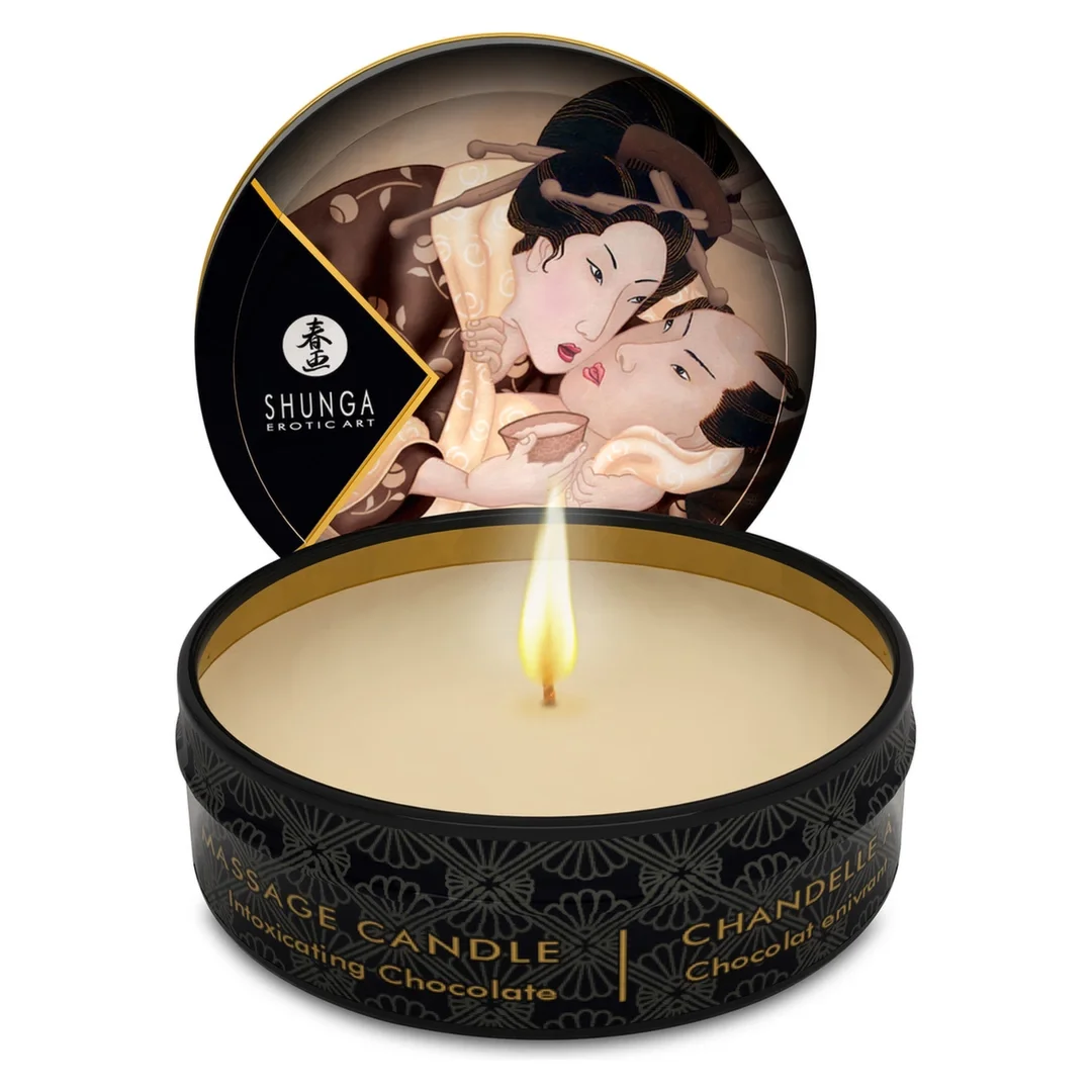 Shunga Excitation Świeca do masażu czekoladowa 30ml - naturalne olejki
