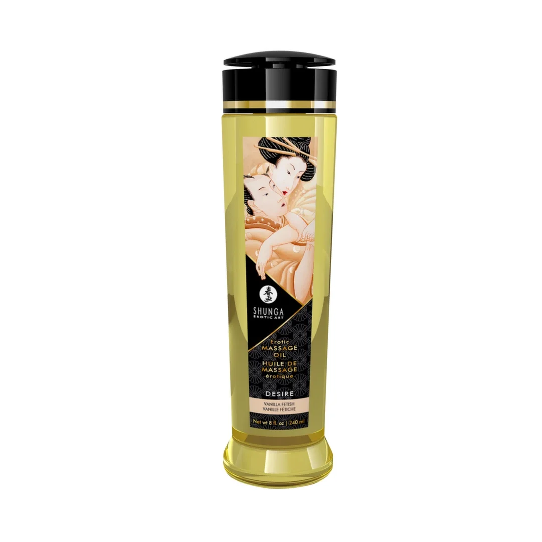 Shunga Massage Oil Desire Vanilla 240ml - Olejek do masażu waniliowy