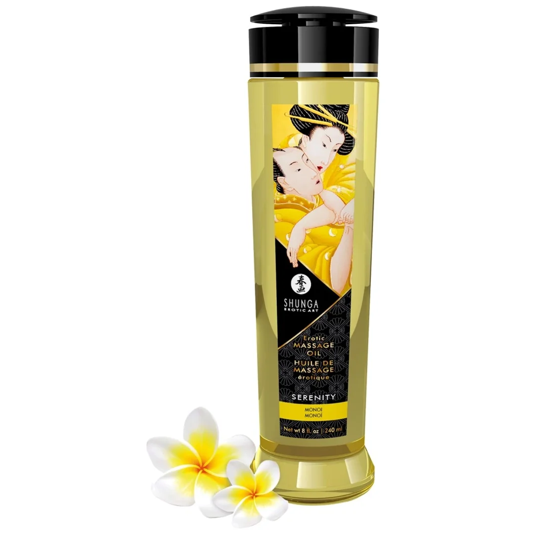 Shunga Serenity Naturalny Olejek do Masażu 240 ml - Wegańska Formuła