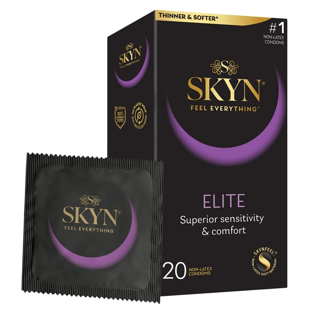 SKYN Elite Poliizoprenowe Prezerwatywy Cienkie i Wilgotne 20 szt.
