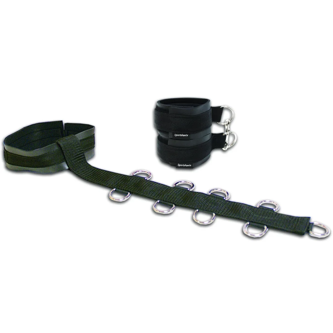 Sportsheets Neck & Wrist Restraint - zestaw neoprenowy z kajdankami i obrożą