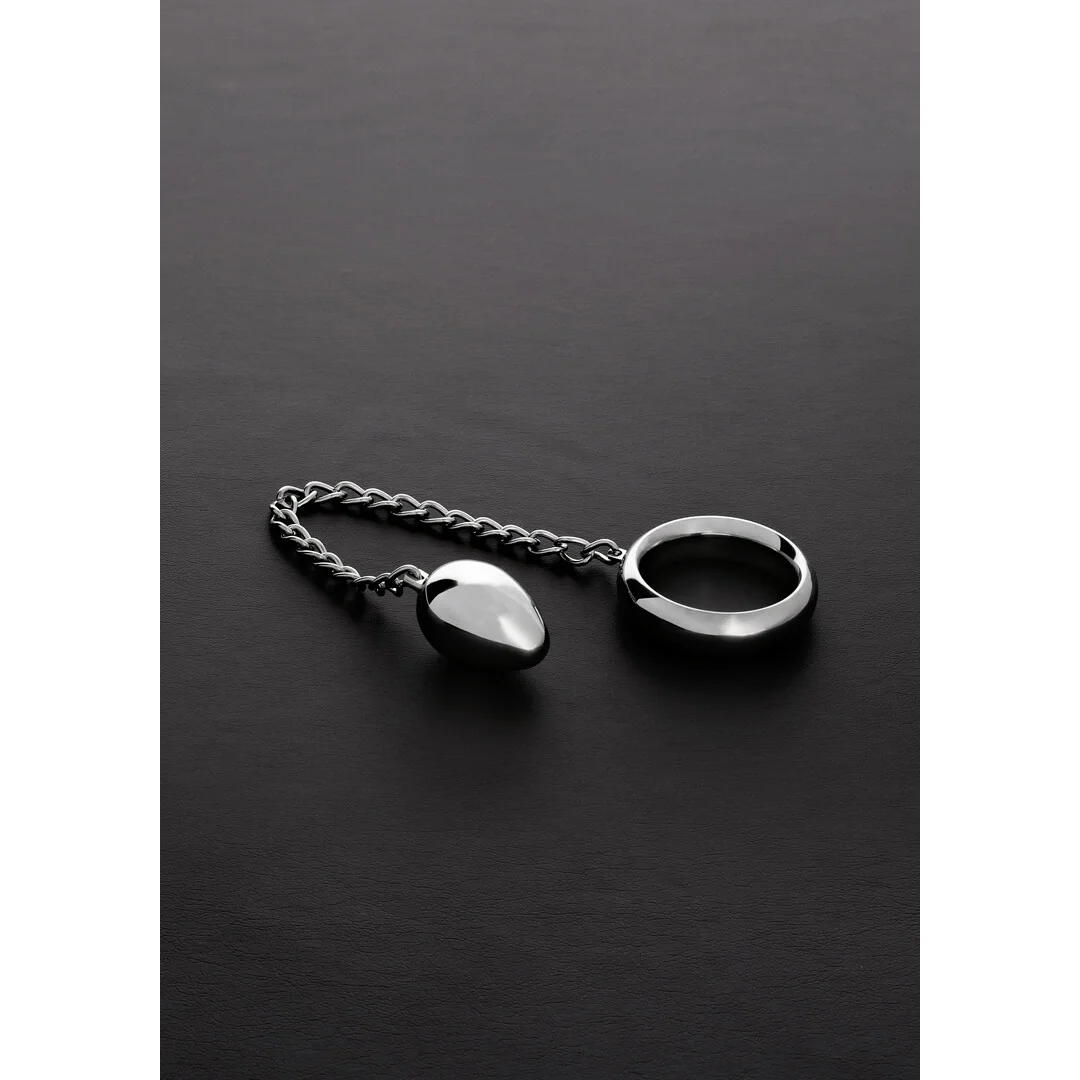 Steel Donut - Pierścień intymny z łącznikiem 40/30 mm stal nierdzewna
