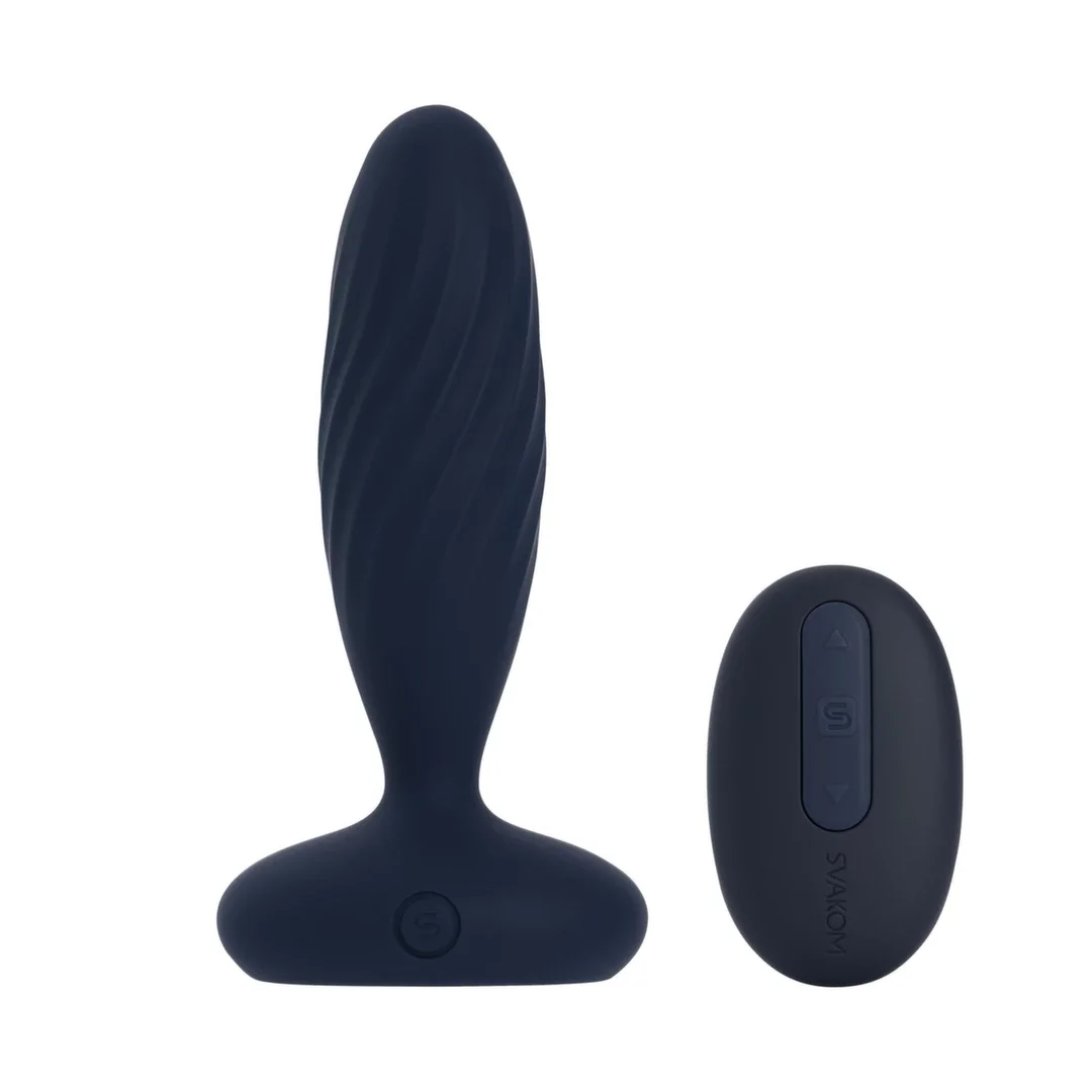 Svakom Jordan Navy Blue - Anatomiczny model z systemem ruchu i sterowaniem aplikacją