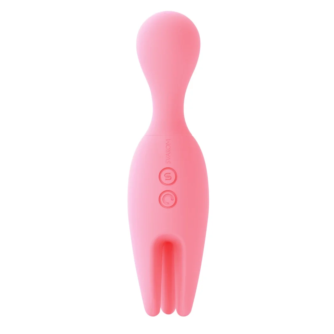 Svakom Nymph Pink - Masażer wielofunkcyjny silikonowy 156 mm