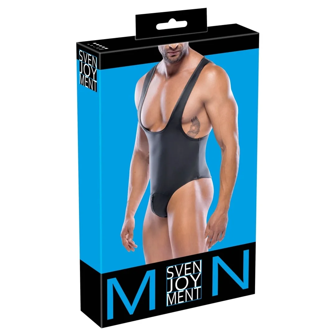 Svenjoyment Body Męskie Czarne L Matowe Zamek Komfort Stretch