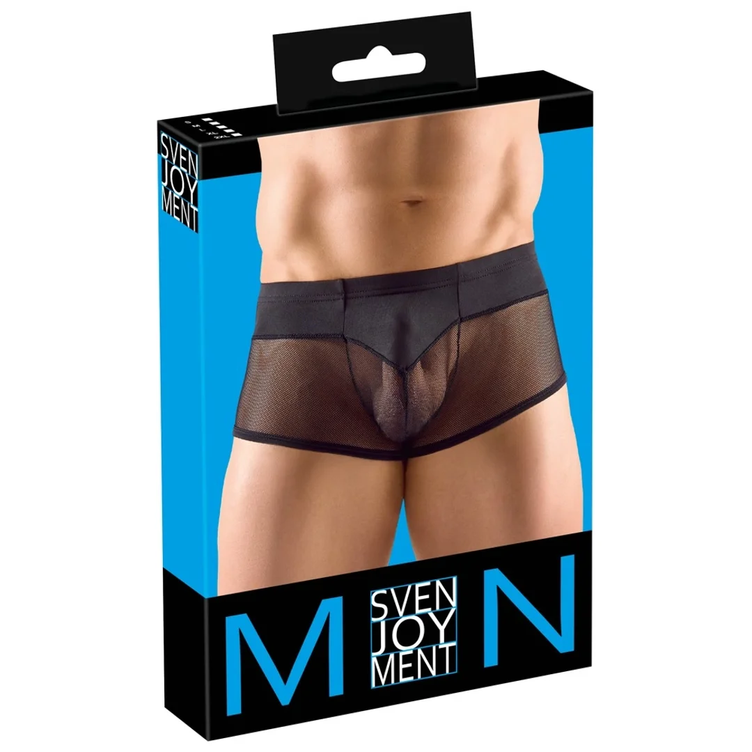 Svenjoyment Bokserki Męskie Mesh L Elastyczne Czarny Design