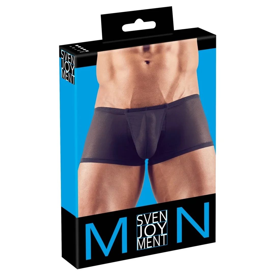 Svenjoyment Bokserki XL Czarny Połprzezroczysty Model z Anatomicznym Wyprofilowaniem