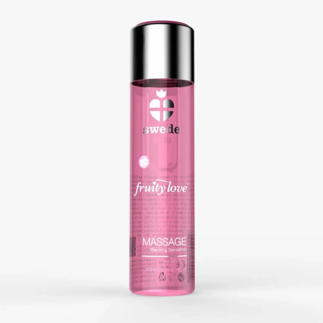 Swede Fruity Love Olejek do masażu Sparkling Strawberry Wine 120ml