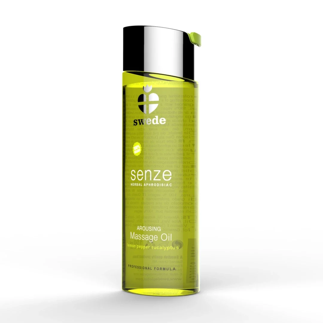 Swede Senze Massage Oil Lemon Pepper Eucalyptus 75ml - Wegański olejek do masażu